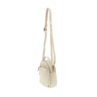Kinsley Convertible Crossbody Backpack- Frost
