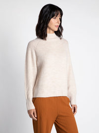 Nini Mock Neck Sweater-Frappe