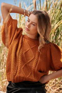 Abby Cable Knit Sweater