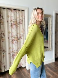 Main Squeeze Sweater - Lime
